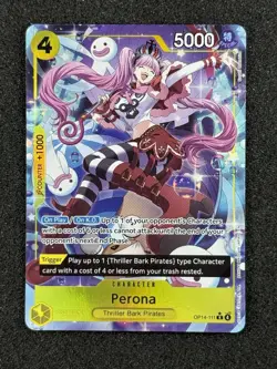One Piece TCG - Perona - OP14-111 (Alternate Art) - The Azure Sea's Seven 2026 - Image 1
