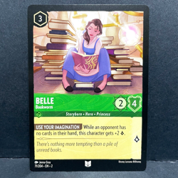 2023 DISNEY LORCANA RISE OF THE FLOODBORN BELLE 71/204 UNCOMMON - Image 1