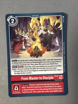Digimon TCG * From Master to Disciple ST12-15 Common * Deck Jesmon * NM Card - Image 1