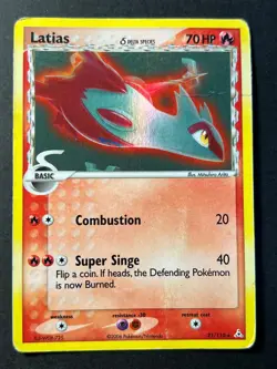 Latias 21/110 Reverse Holo Holon Phantoms Pokemon Card HP - Image 1
