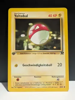 Pokemon Voltobal 1.Edition 69/82, Rocket set, DE, Karte, TCG - Image 1