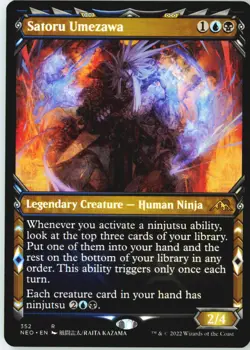 Satoru Umezawa (Showcase) 352 Rare Kamigawa: Neon Dynasty Near Mint - Image 2