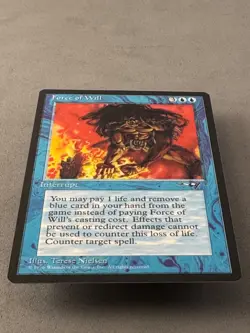 Force of Will MTG Alliances—Unplayed Near Mint—Vintage Magic: the Gathering - Image 4
