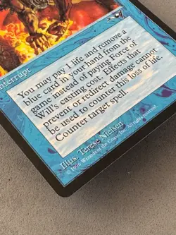Force of Will MTG Alliances—Unplayed Near Mint—Vintage Magic: the Gathering - Image 5
