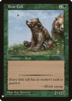 Bear Cub [Mystery Booster] Magic MTG - Image 1