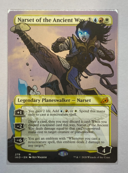 MTG - Ikoria: Lair of Behemoths - Narset of the Ancient Way - Borderless - NM - Image 1