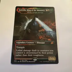 Godzilla, King of the Monsters – NM/M – Ikoria: Lair of Behemoths – Mtg - Image 1