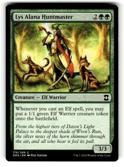 Lys Alana Huntmaster 176 Common Eternal Masters Magic: The Gathering LP - Image 1