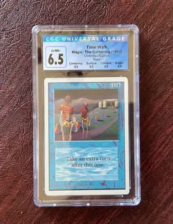 Graded Time Walk - Unlimited (UNL) - CGC 6.5 [Ex/NM-] - MtG Magic - Image 1