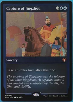 Capture of Jingzhou (ETCHED) FOIL Commander Masters NM Etched (513825) ABUGames - Image 1