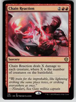 Chain Reaction Normal R Starter Commander Decks 126 NM - Image 1
