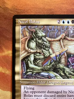 MTG Nicol Bolas Legends Near-Mint Condition Rare Elder Dragon Vintage!! - Image 3