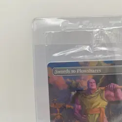 Swords to Plowshares - Foil Borderless PSA MTG Magic the Gathering Sealed Thanos - Image 2