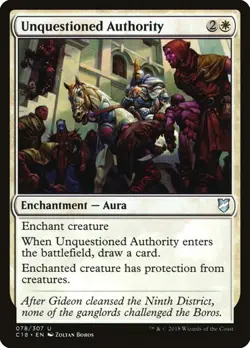 NM Unquestioned Authority, MTG, Commander 2018, Magic the Gathering, 78 - Image 1