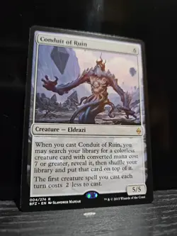 MTG Conduit of Ruin - Battle for Zendikar NM/Reg English - Image 1