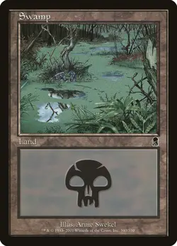 Swamp (340) [Odyssey] Magic MTG - Image 1