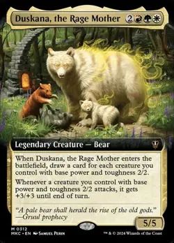 Duskana, the Rage Mother - Extended Art MKC NM MTG - Image 1