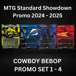 MTG FOIL Cowboy Bebop Standard Showdown promo Package of 4 NM English - Image 1