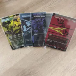 MTG FOIL Cowboy Bebop Standard Showdown promo Package of 4 NM English - Image 2