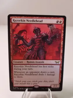 MTG - Razorkin Needlehead - (DSK #153) - Duskmourn: House of Horror - Reg. Rare - Image 1