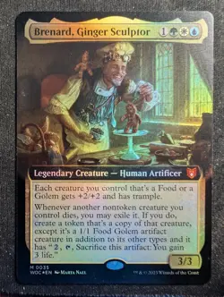 Brenard, Ginger Sculptor - Foil Extended - Wilds of Eldraine Commander (MTG) - Image 1