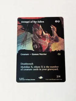 Avenger of the Fallen (Borderless) Tarkir: Dragonstorm Foil - Image 1