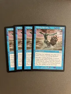 X4 Lilting Refrain - Urza's Saga: #83, Magic: The Gathering LP Playset - Image 1