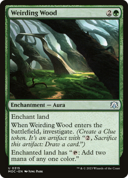 Weirding Wood [March of the Machine Commander] Magic MTG - Image 1