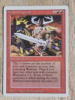 MTG - (x2) Keldon Warlord, Revised. Both are mint or near mint. - Image 2