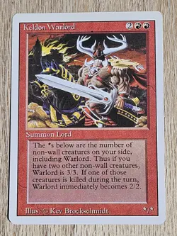 MTG - (x2) Keldon Warlord, Revised. Both are mint or near mint. - Image 4