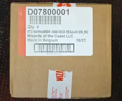 MTG Warhammer 40k Factory Sealed Commander Deck 4 Set Case - Image 1