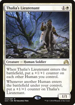 Thalia's Lieutenant [Shadows over Innistrad] Magic MTG - Image 1
