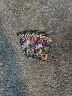 Pokemon Sword & Shield: Darkness Ablaze Booster Packs (Lot of 4) *UNDER MARKET* - Image 1