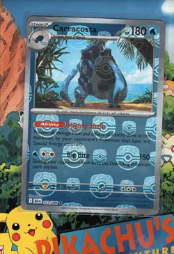 Pokemon TCG Carracosta 023/086 (Master Ball Pattern) Sv: Black Bolt Holo NM/M - Image 1
