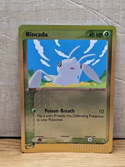 Nincada 66/97 EX Dragon Reverse Holo Pokemon Card TCG - Image 1