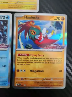 Pawmot Hawlucha Quaquaval Scarlet & Violet Prerelease Promo Stamped Pokemon - Image 3