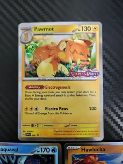 Pawmot Hawlucha Quaquaval Scarlet & Violet Prerelease Promo Stamped Pokemon - Image 4