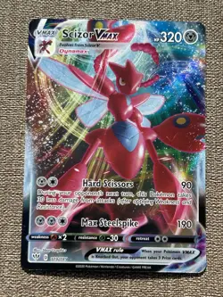 Scizor VMAX 119/189 Swsh03: Darkness Ablaze Holo Pokemon Card NM - Image 1