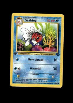 1999 Pokemon Jungle Unlimited 1st Edition: # 46 Seaking NR-MINT - Image 1