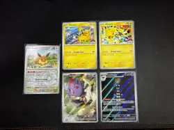 Pokemon 5 Card Promo Lot Pikachu - Image 1
