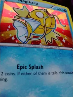 Shiny Magikarp XY143 X&Y Holo Black Star Promo Pokemon - Image 2