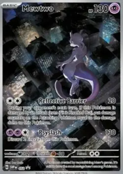Moderately Played Mewtwo - SVP052 - SVP Black Star Promos Pokemon SV Black Star - Image 1