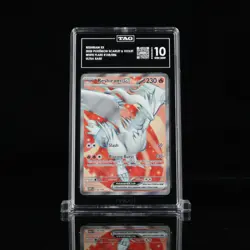 TAG 10 Pokemon TCG Reshiram EX Full Art Ultra Rare White Flare 158/086 Gem Mint - Image 1