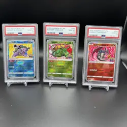 PSA 10 Radiant Venusaur Charizard Blastoise Pokemon Go Japanese Sequential #4 - Image 1