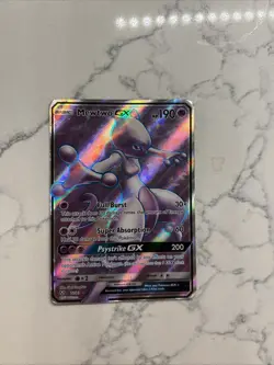 Pokemon TCG Mewtwo GX (Full Art) 72/73 Shining Legends Holo - Image 1