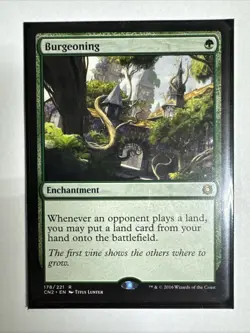 MTG: Conspiracy: Take the Crown: Burgeoning: Lightly Played Condition - Image 1