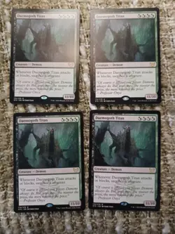 4 X DAEMOGOTH TITAN 4 X NM MTG - Image 1