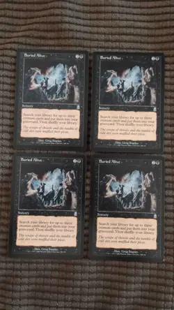 Magic: the Gathering / MtG Buried Alive x4 Odyssey - Image 1