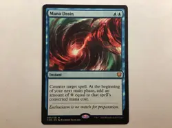 MTG Commander Legends MANA DRAIN LP (3016) Graded Power - Image 1