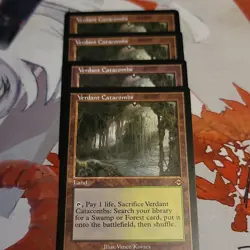 Magic: The Gathering Retro Frame Verdant Catacombs x4 Modern Masters 2017 - Image 2